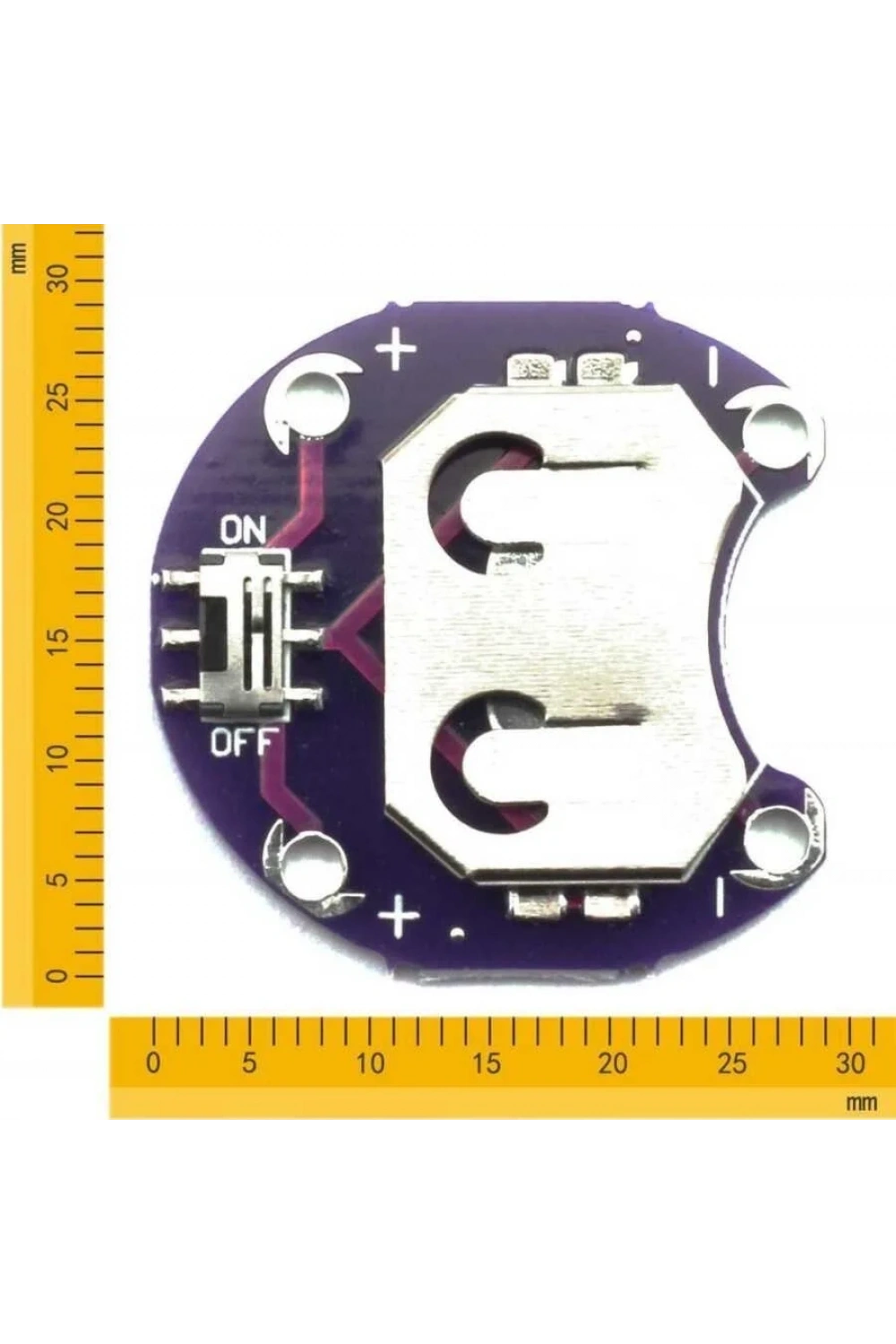LilyPad Cr2032 Pil / Batarya Yuvası Modülü