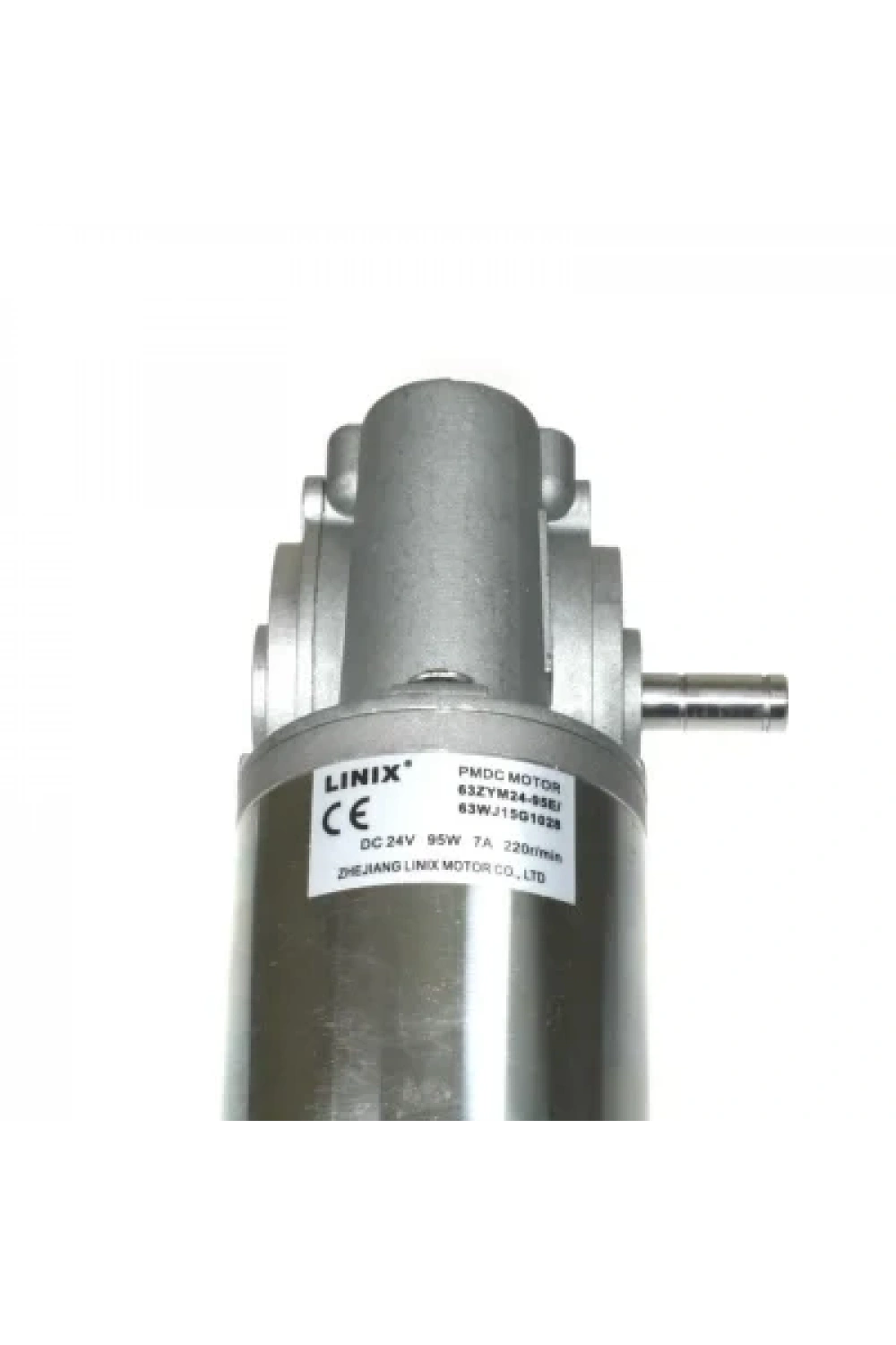 Linix PMDC Motor 63ZYM24-95E/63WJ15G1028 24V 95W 7A 220r/min Kapı Motoru