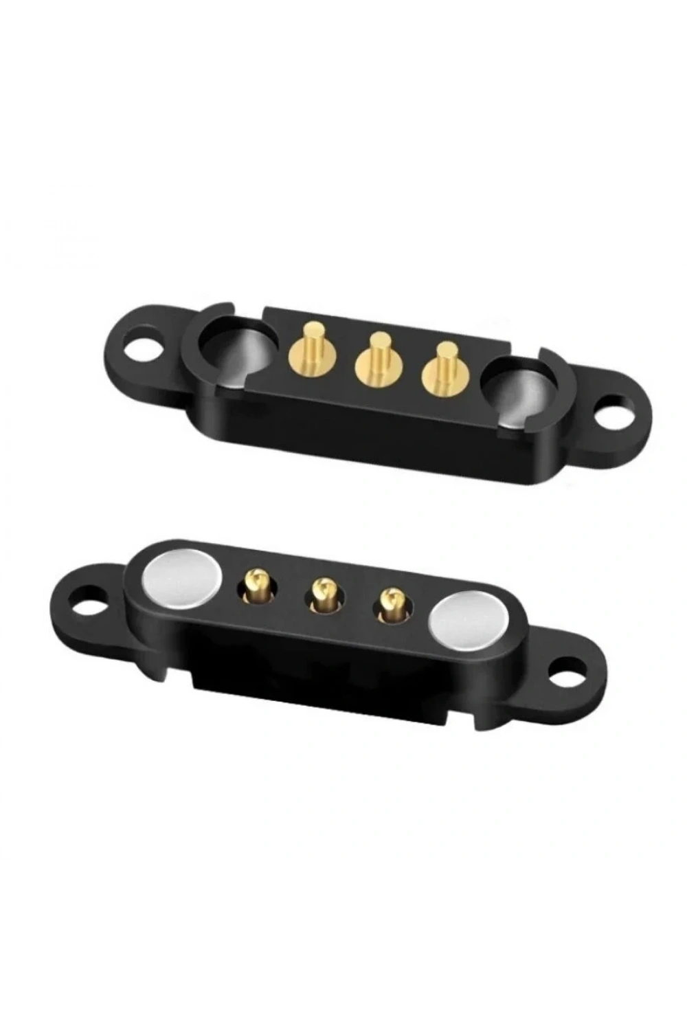 LK-3PIN-2080404 3-Pin 2.54mm Pogo Pin Manyetik Konnektör Takımı - Kulaklı
