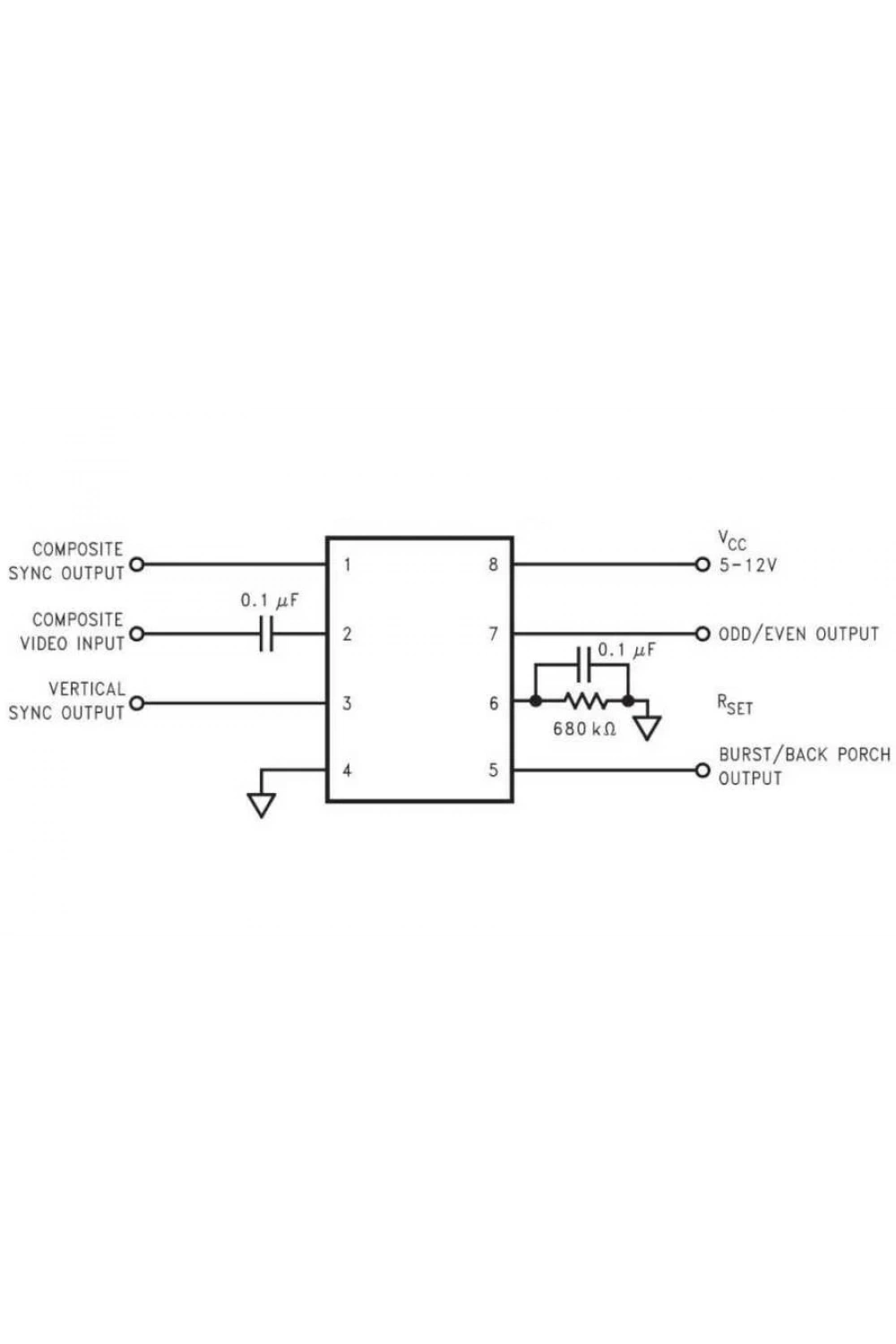 LM1881 DIP-8 Entegre