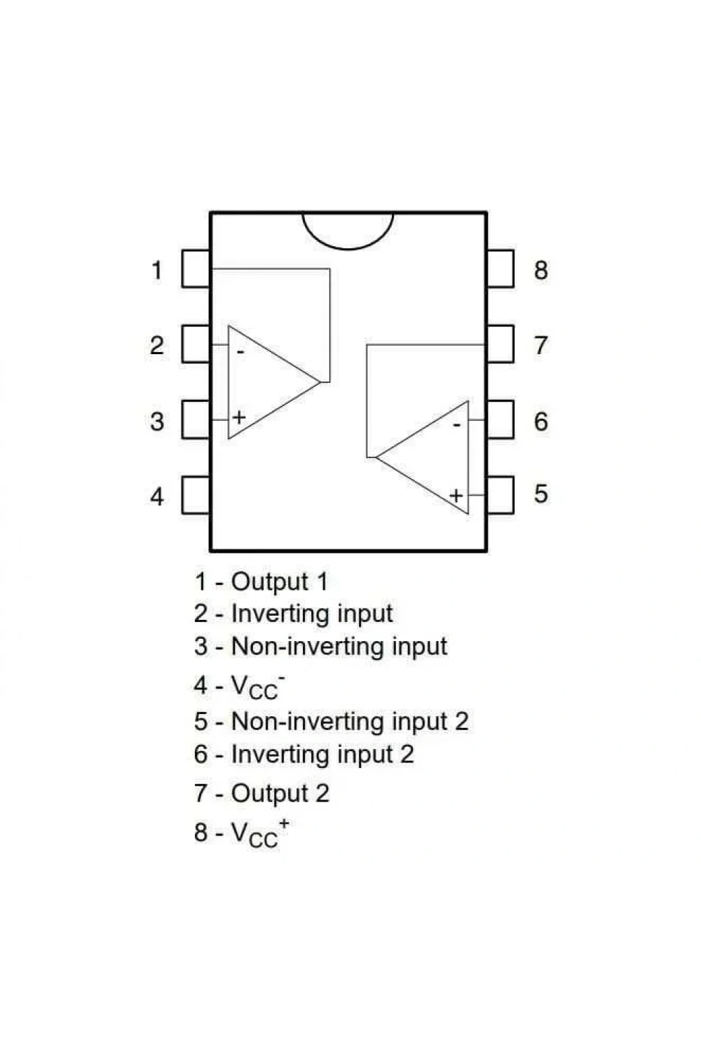 LM258AWYPT TSSOP-8 OpAmp Entegresi