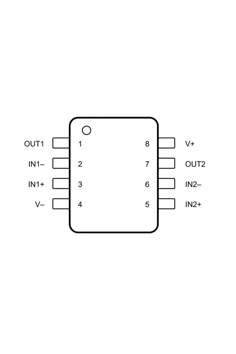 LM258DR Smd OpAmp Entegresi Soic-8