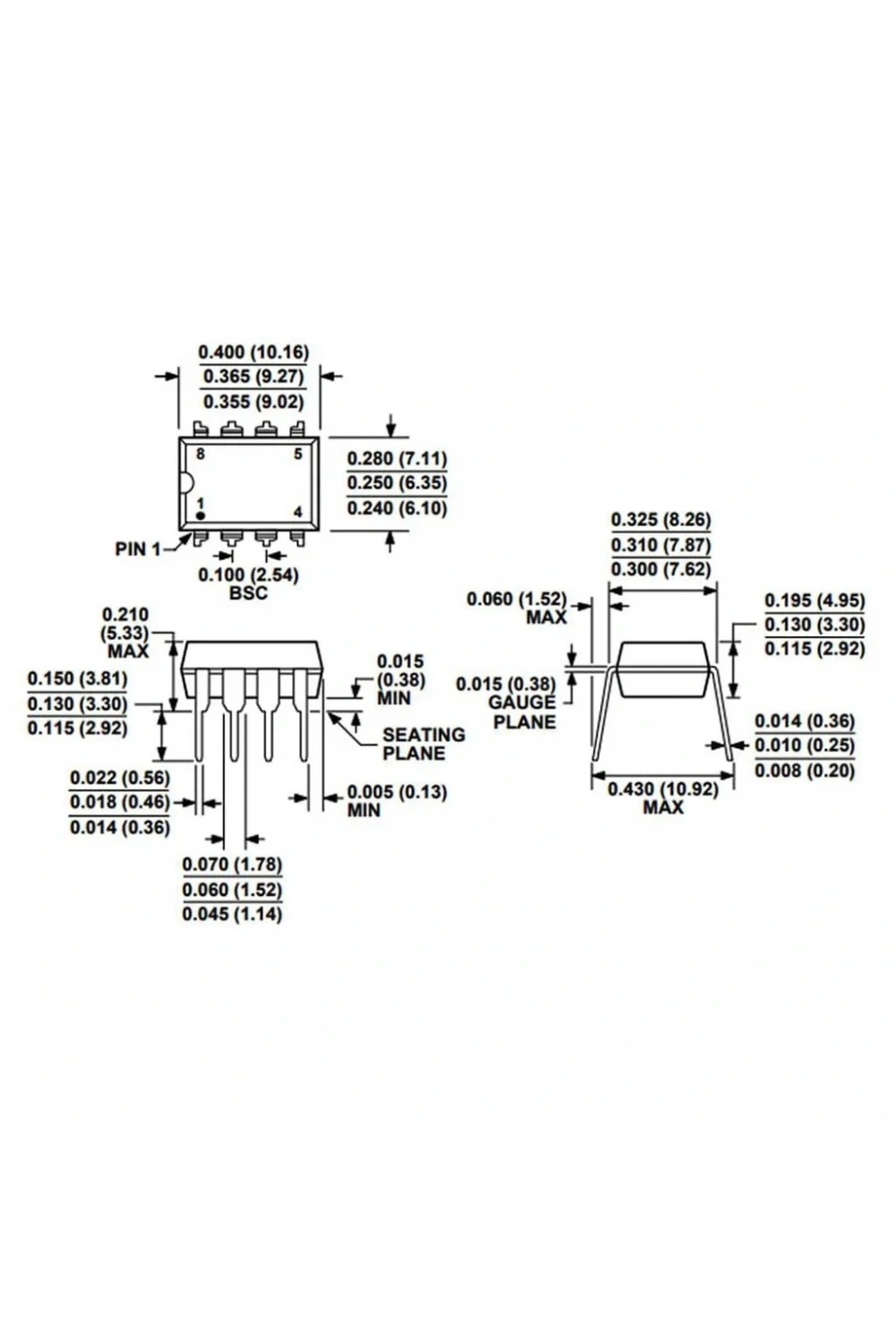 LM258P 3mV 1mA OpAmp Entegresi Dip-8