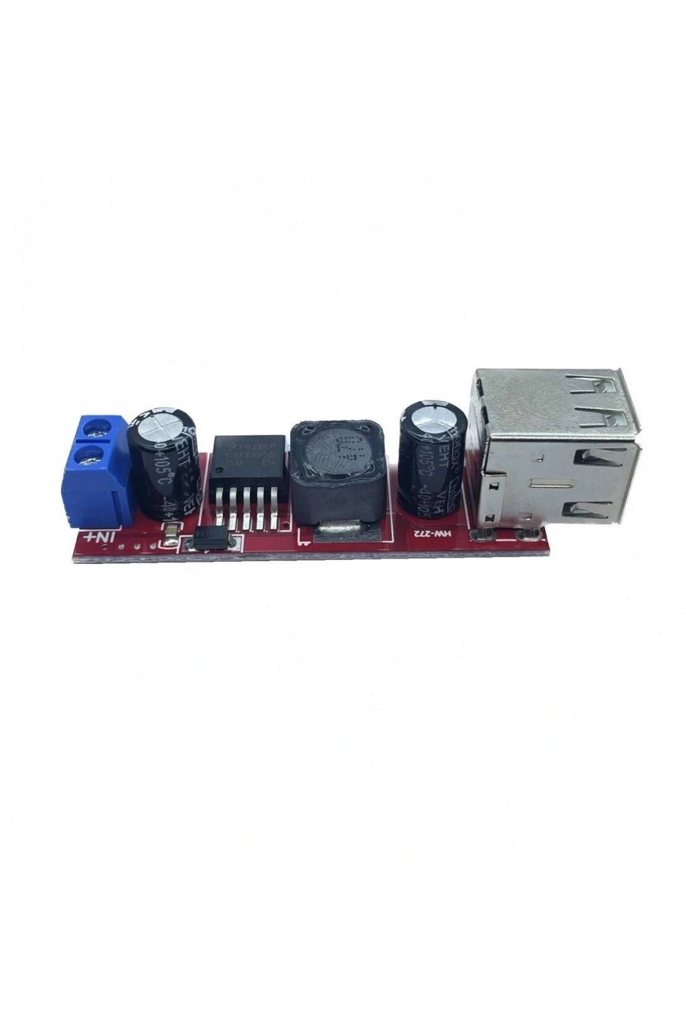 LM2596 Dual 5V-3A Çift USB Çıkışlı Voltaj Düşürücü Regülatör