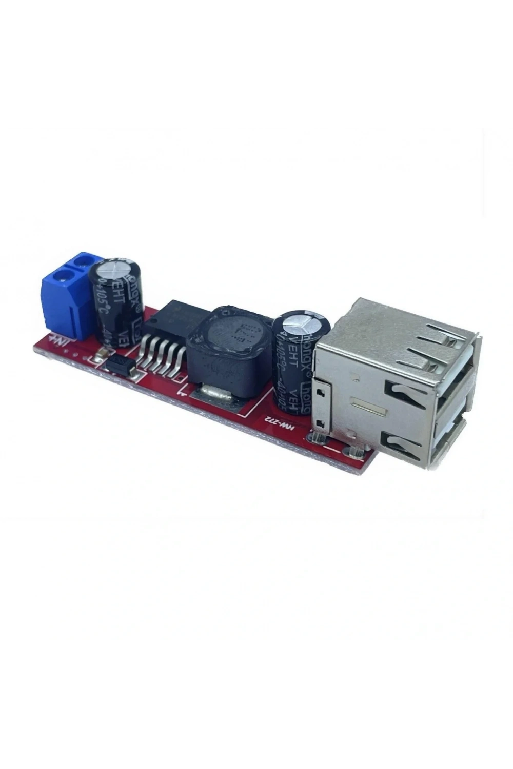 LM2596 Dual 5V-3A Çift USB Çıkışlı Voltaj Düşürücü Regülatör