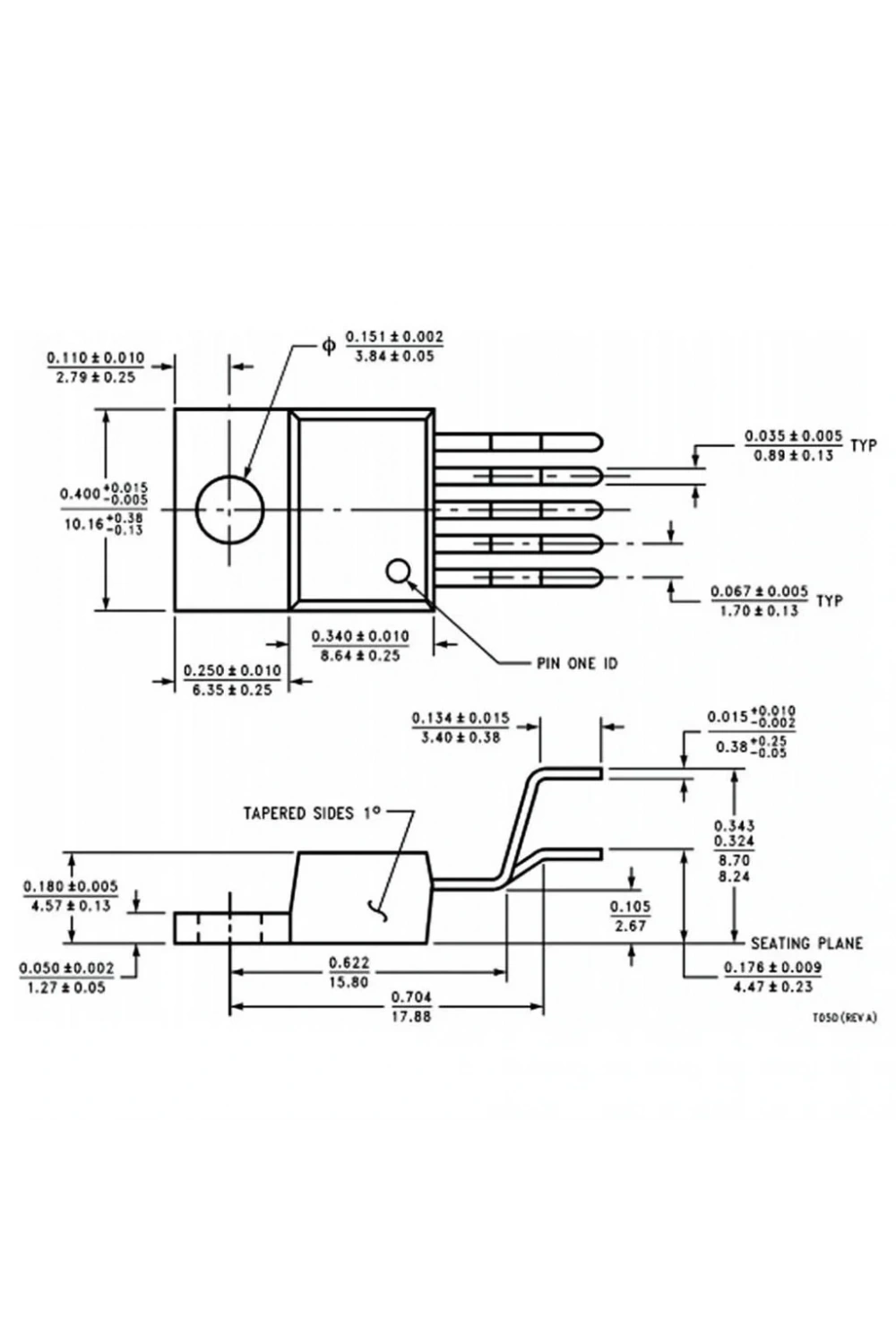 LM2596T 3A 5V Voltaj Regülatör Entegresi To220-5