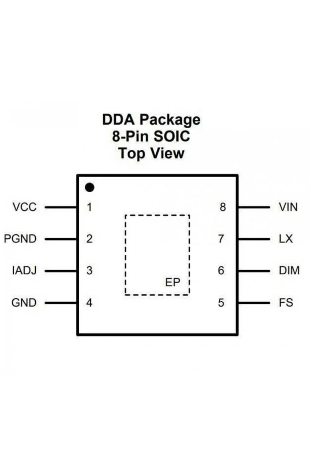 LM3414HVMRX 1A Led Entegresi Soic-8