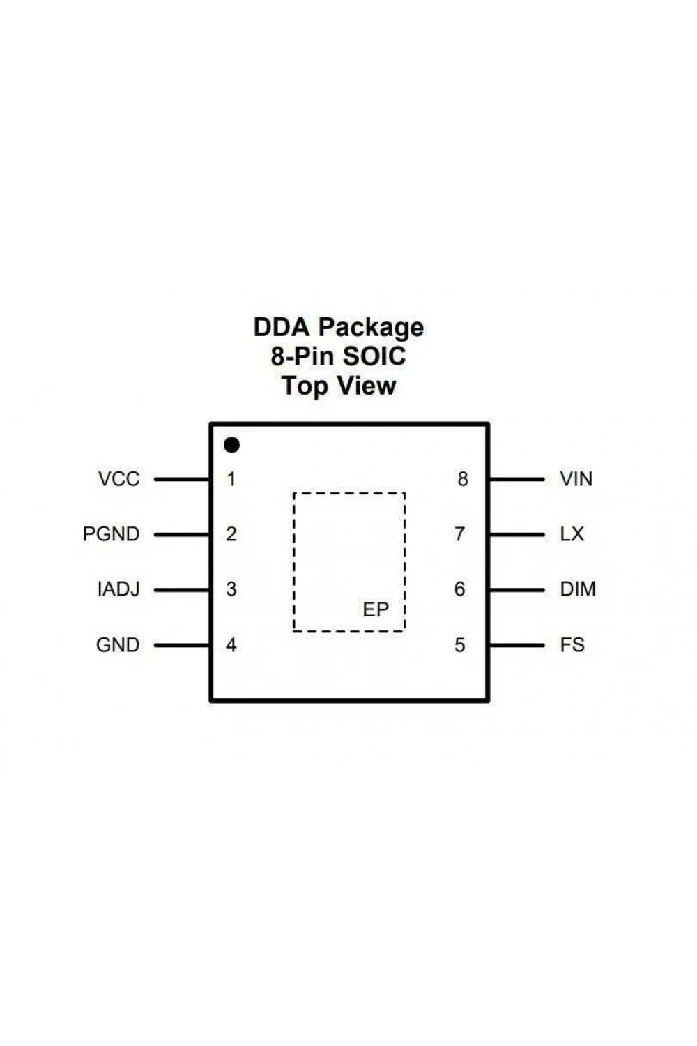 LM3414HVMRX SOIC-8 1A Led Entegresi