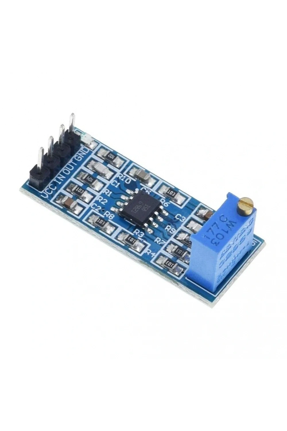 LM358 100x Sinyal Yükselteç Amfi Modülü