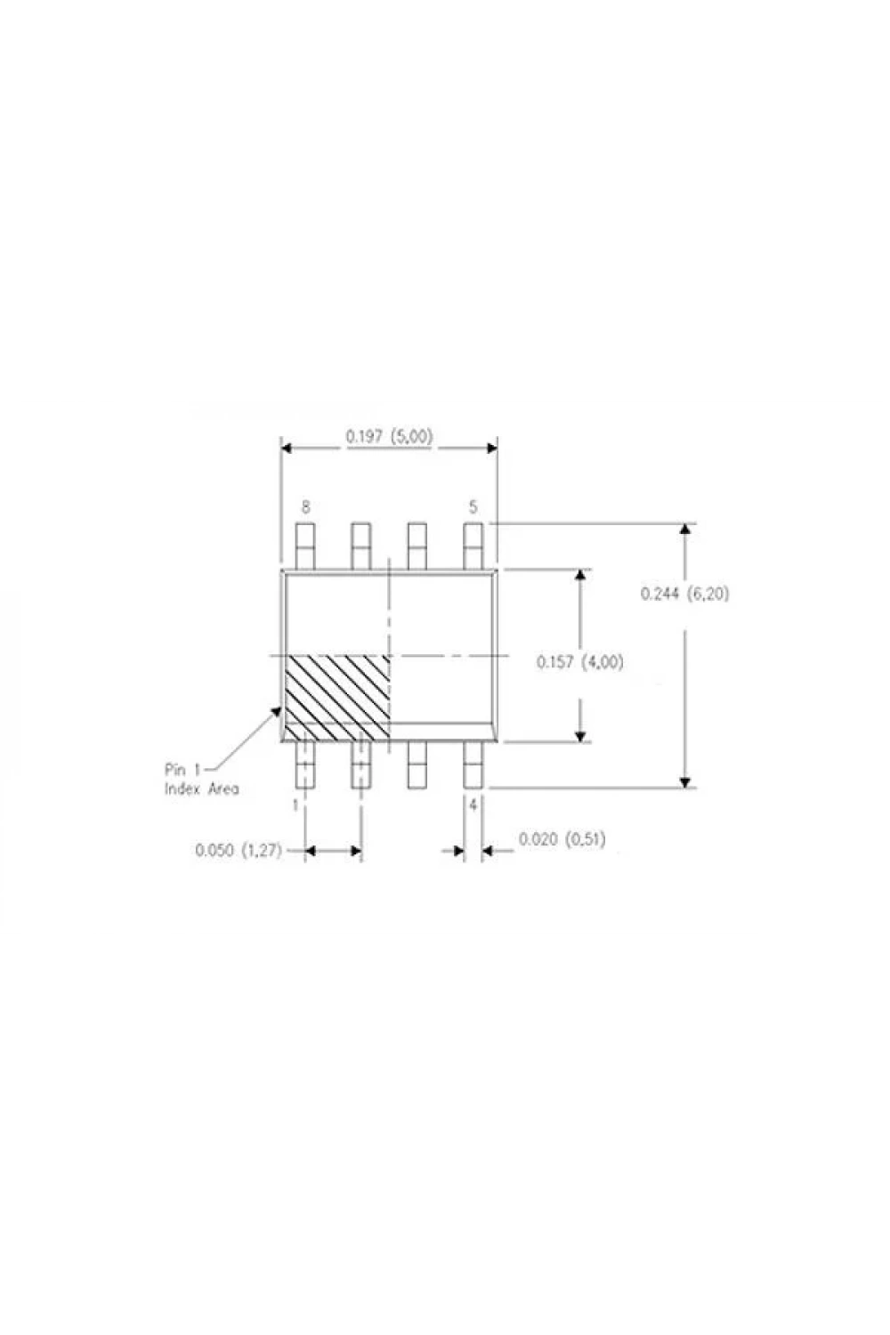 LM358 SMD OpAmp Entegresi SOIC-8