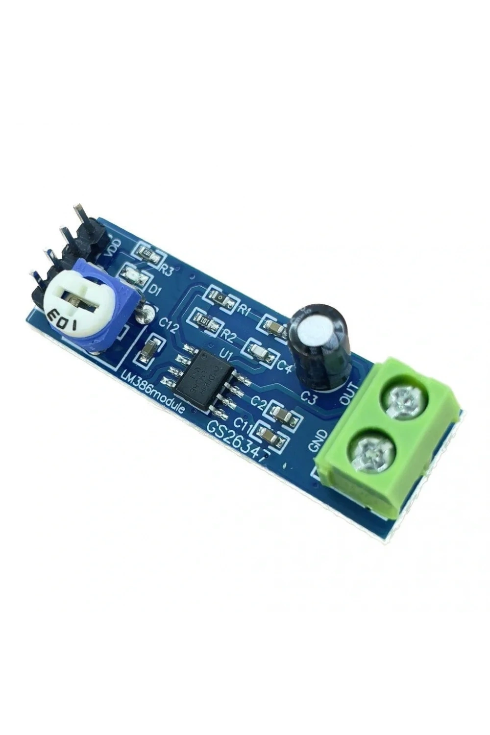 LM386 5-12V Ses Amplifikatör Modülü