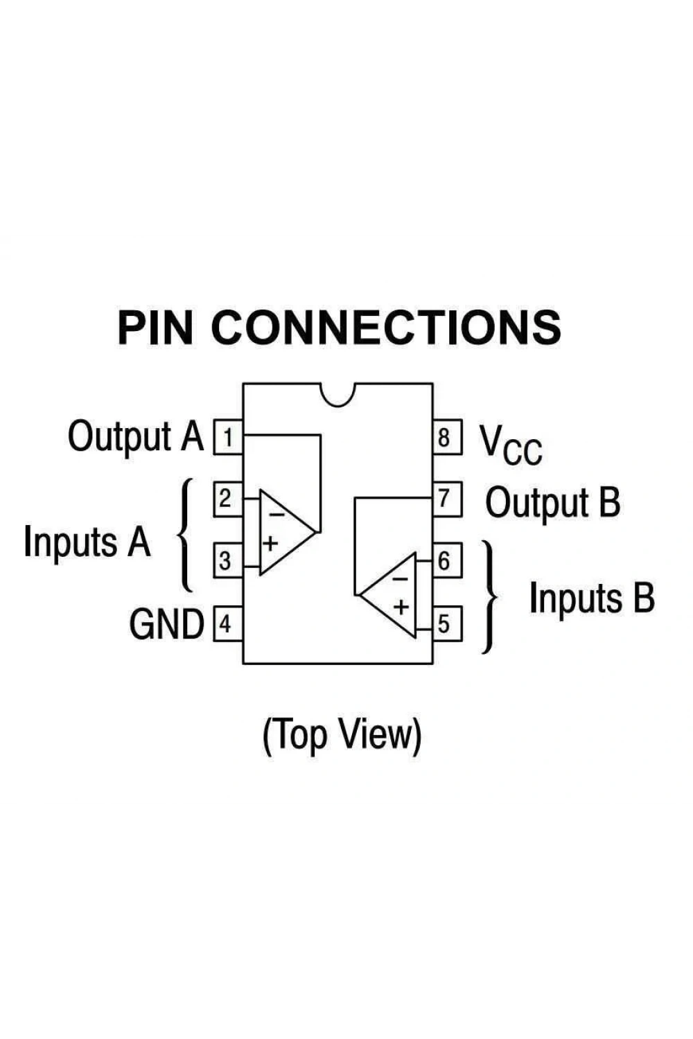 LM393 DIP8 Entegre