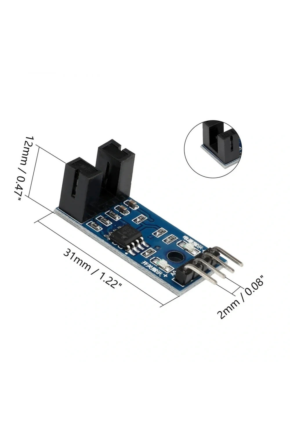LM393 Kızılötesi Motor Hız Sensör Modülü