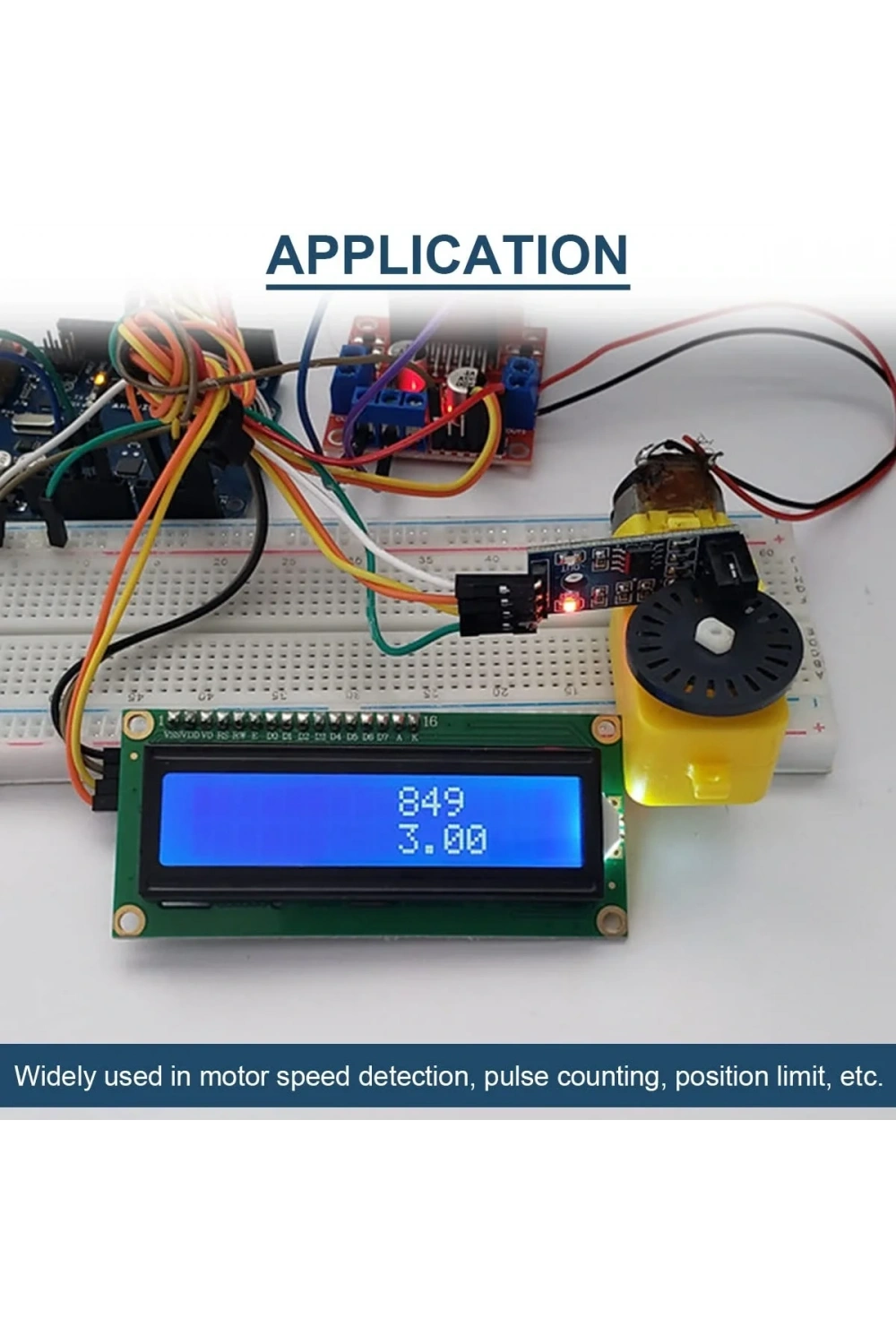LM393 Kızılötesi Motor Hız Sensör Modülü