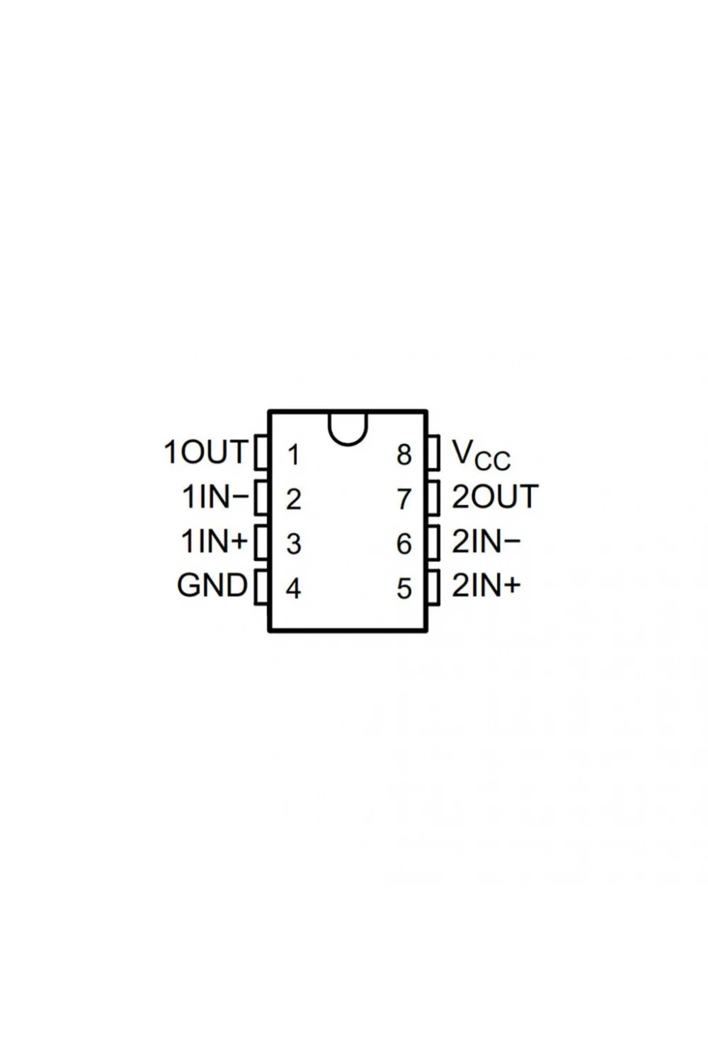 LM393 Smd Komparatör Entegresi Soic-8