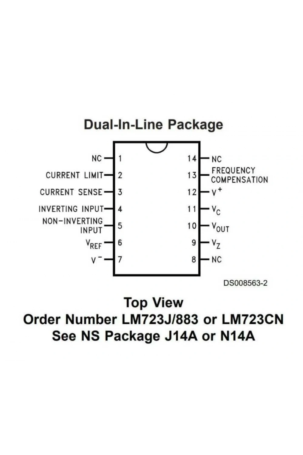 LM723 SMD SO14 Entegre