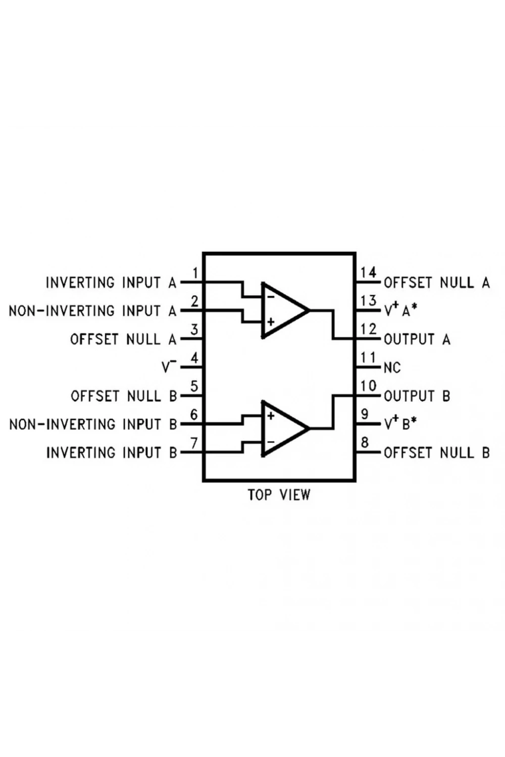 LM747 OpAmp Entegresi Dip-14