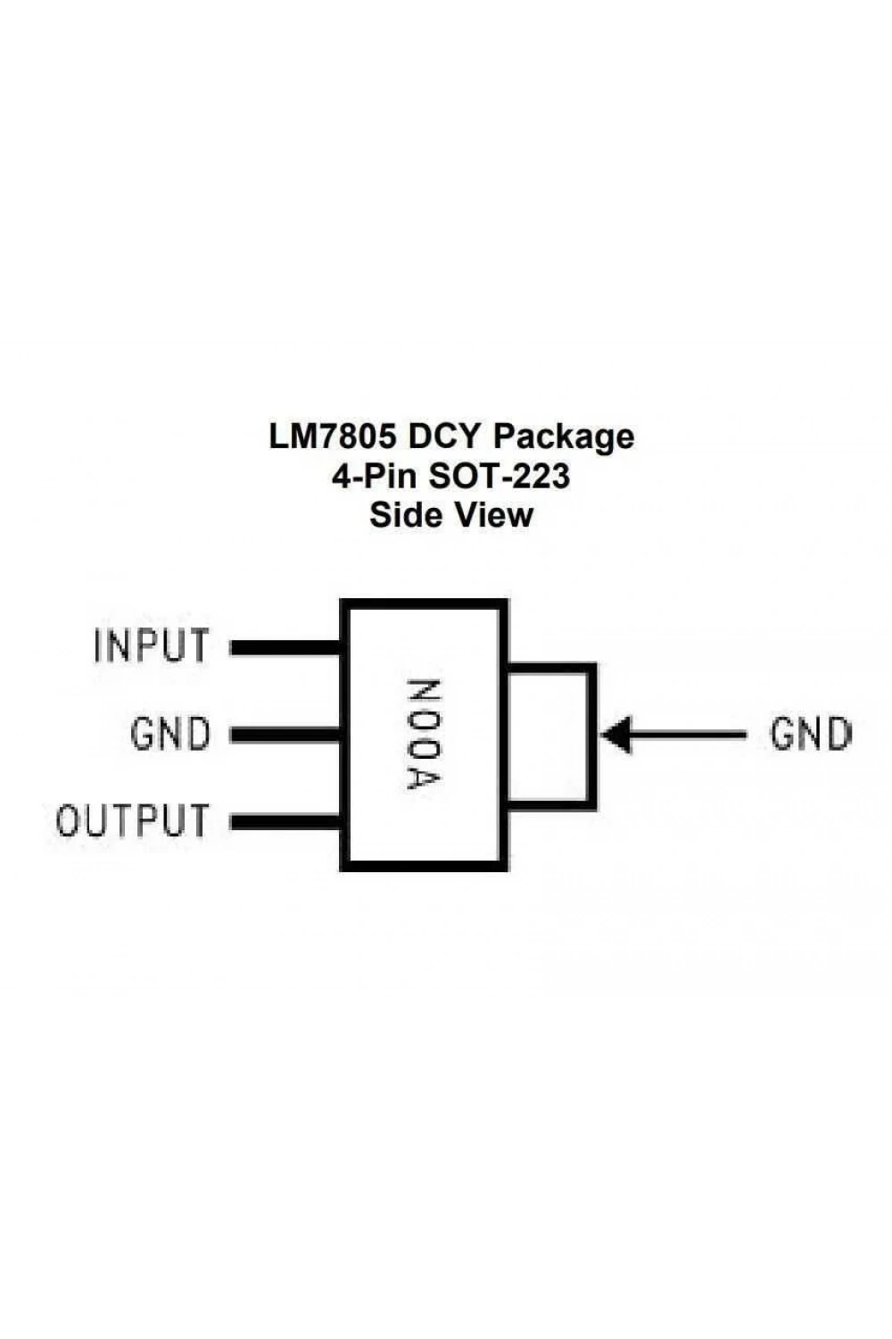 LM7805MP/NOPB 5V 1.5A Ayarlı Voltaj Regülatörü