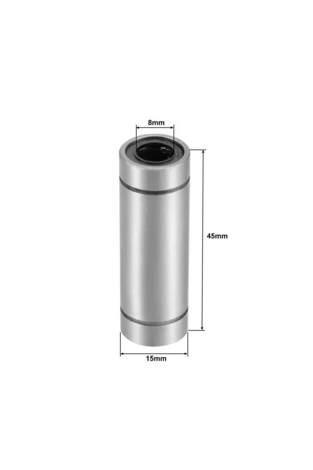 LM8UU Lineer Rulman 8x15x45mm - Uzun