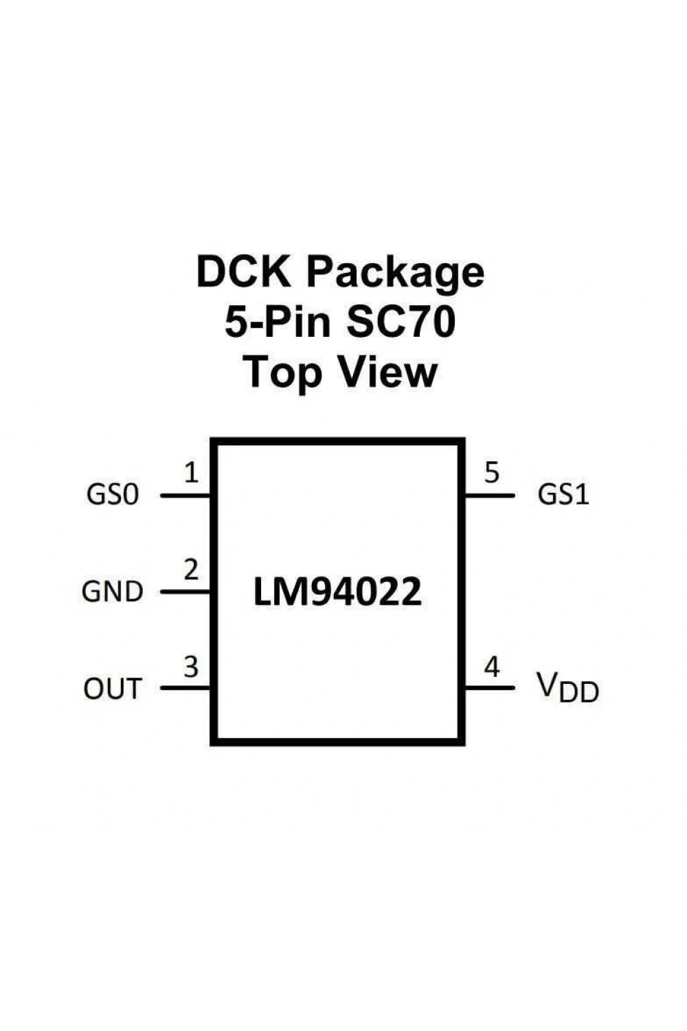 LM94022BIMG/NOPB SMD Sıcaklık Sensör Entegresi