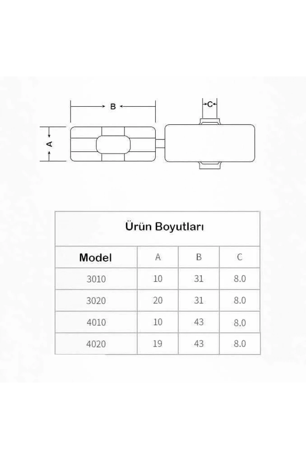 LMC 3020 Kablo Etiket Kutusu Su Geçirmez