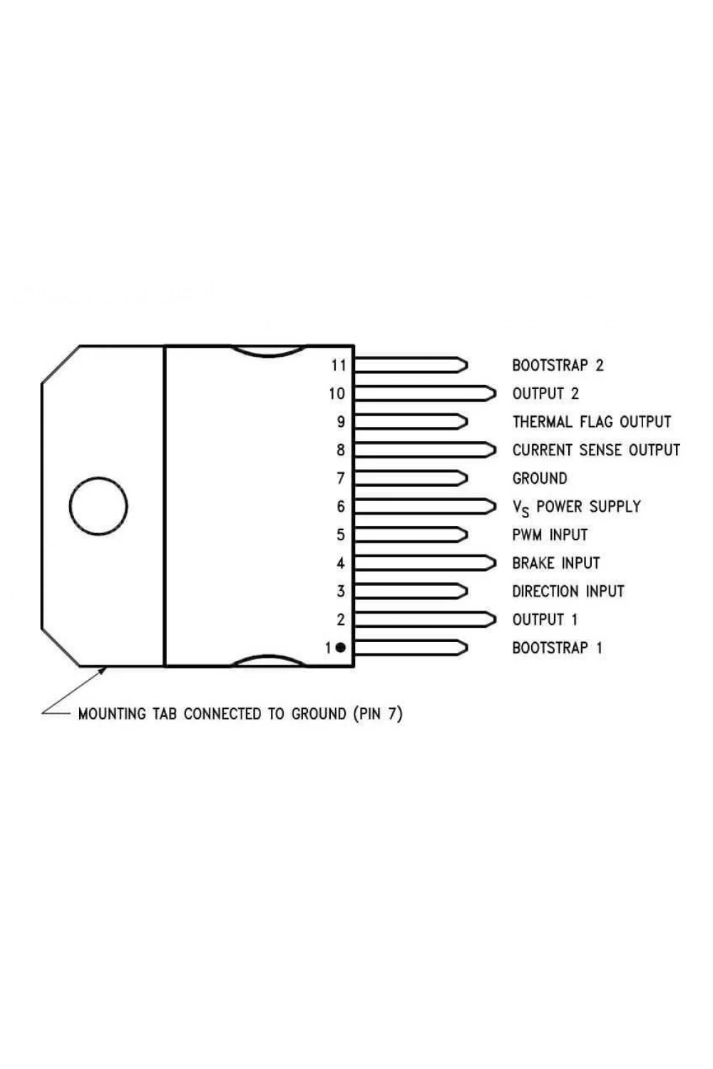 LMD18200 Motor Sürücü Entegresi TO-222-11