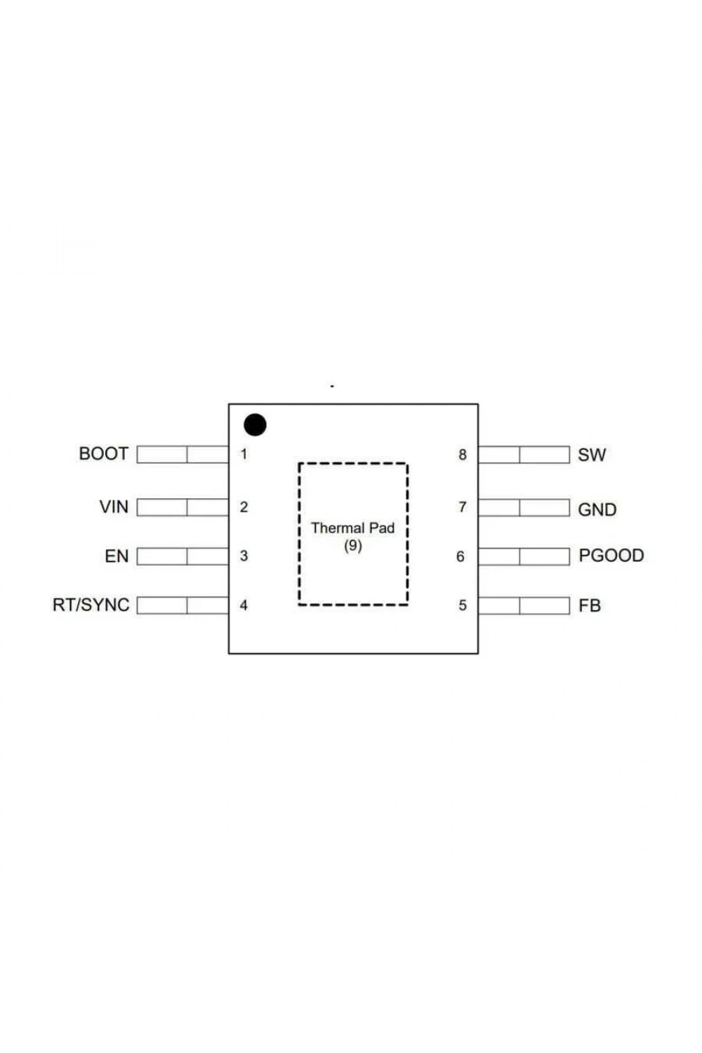 LMR16010PDDA SOIC-8 1A Voltaj Regülatör Entegresi