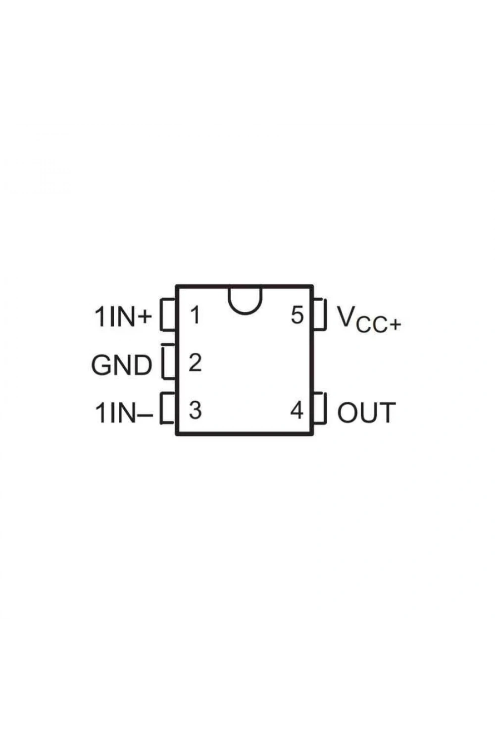 LMV321IDBVR SOT-23 SMD OpAmp Entegresi