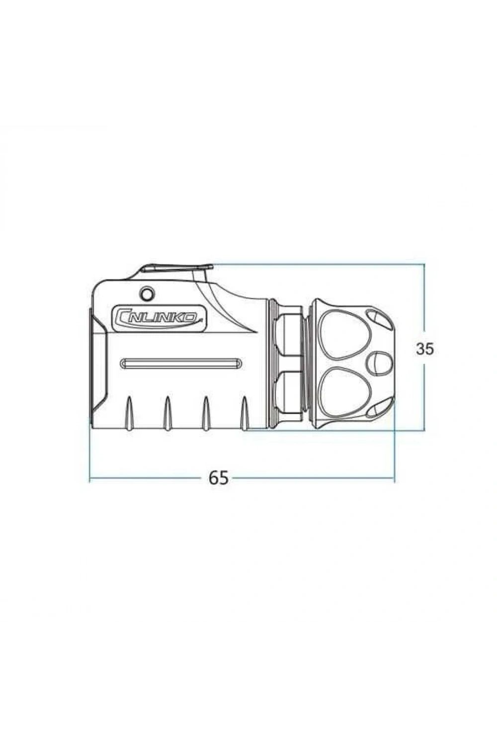 LP-20-C07PE-01-022 7-Pin Su Geçirmez Konnektör - Erkek