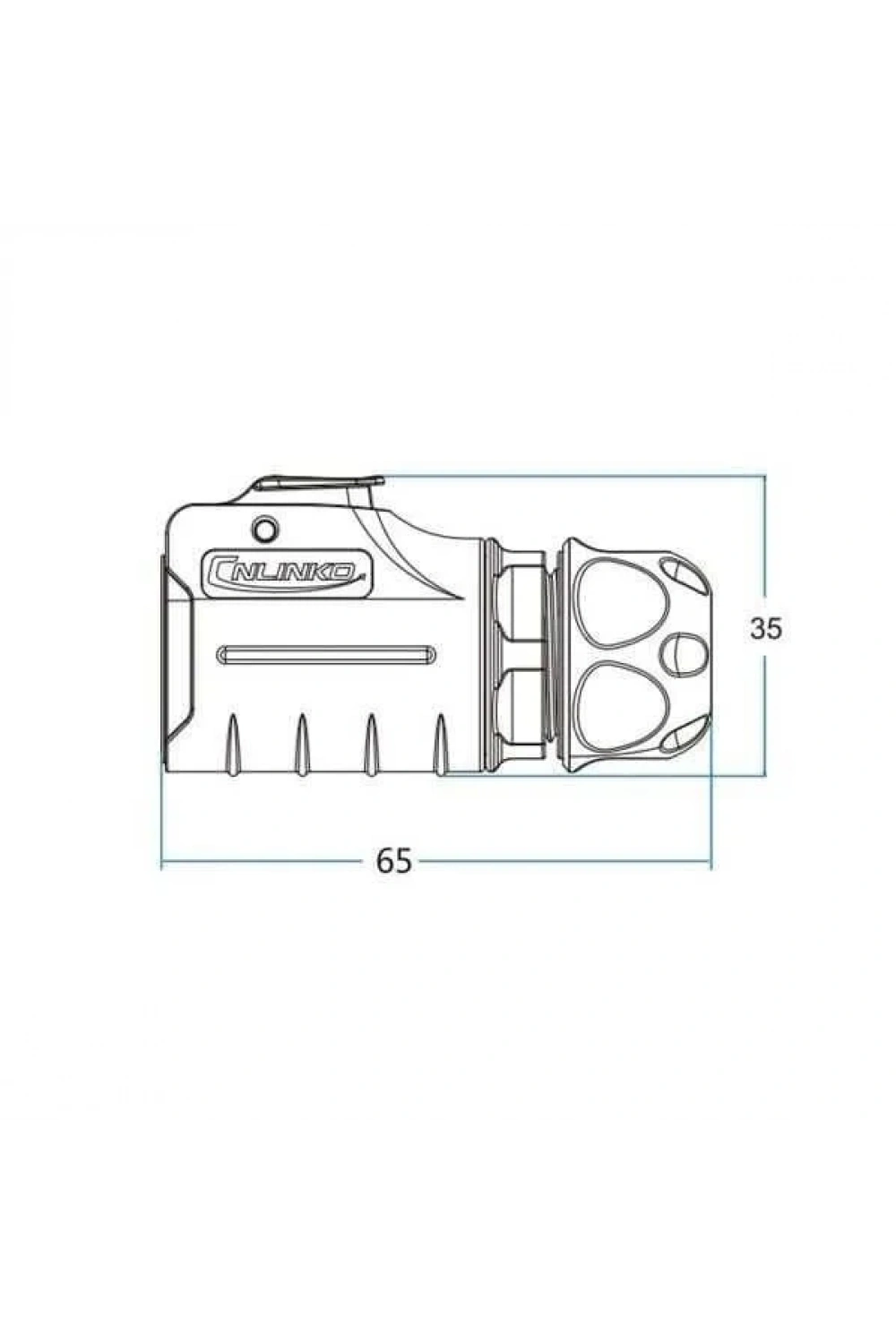 LP-20-J03PE-01-003 3-Pin Su Geçirmez Konnektör - Dişi
