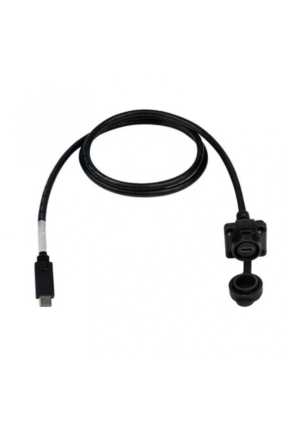LP16-TYPEC-MP-FS-1M-002 Su Geçirmez Type C 3.1 Dişi Panel Tip Konnektör - 1M Kablo