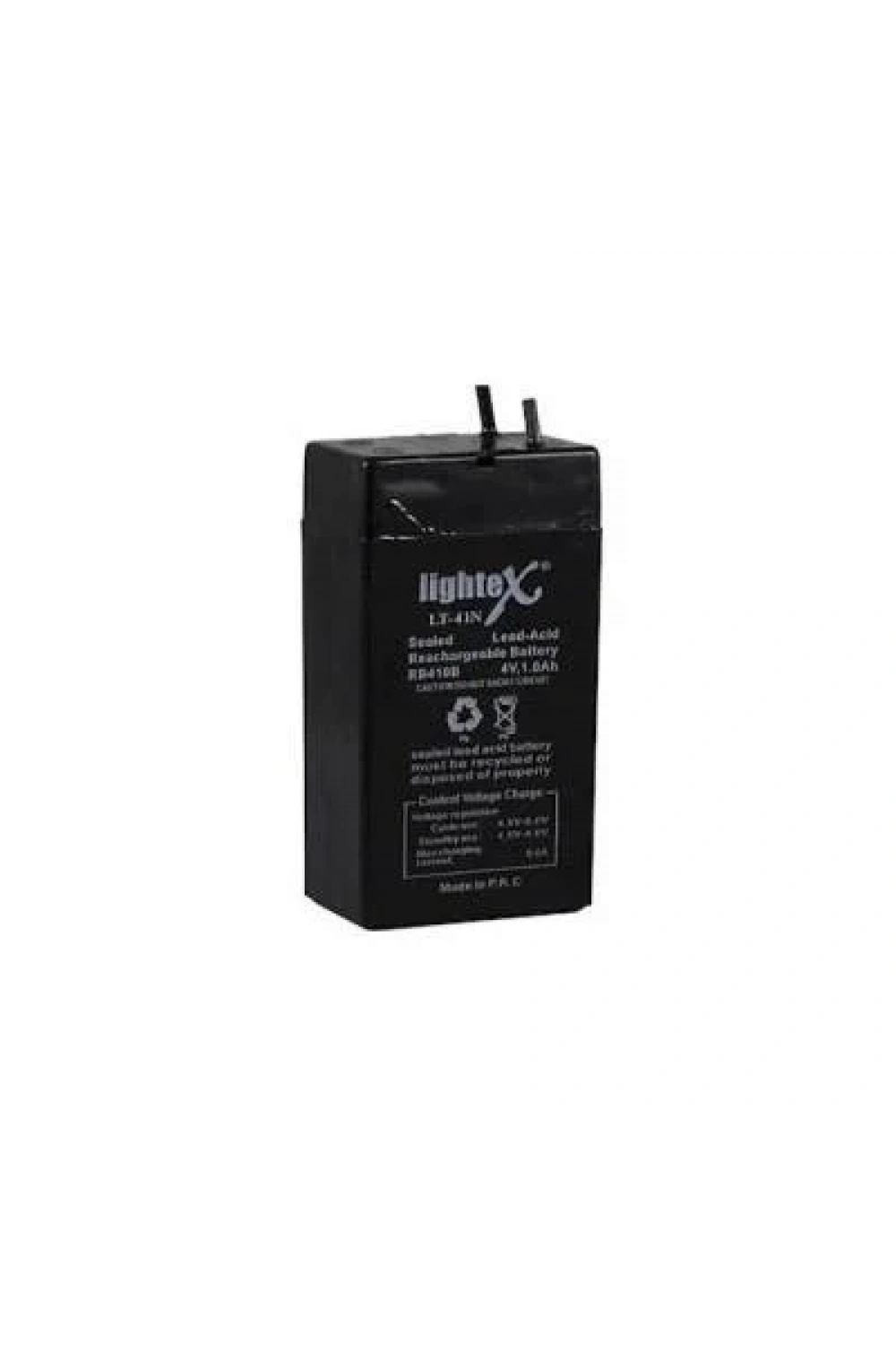 LT-41N 4V 1.0 Ah Bakımsız Işıldak Aküsü