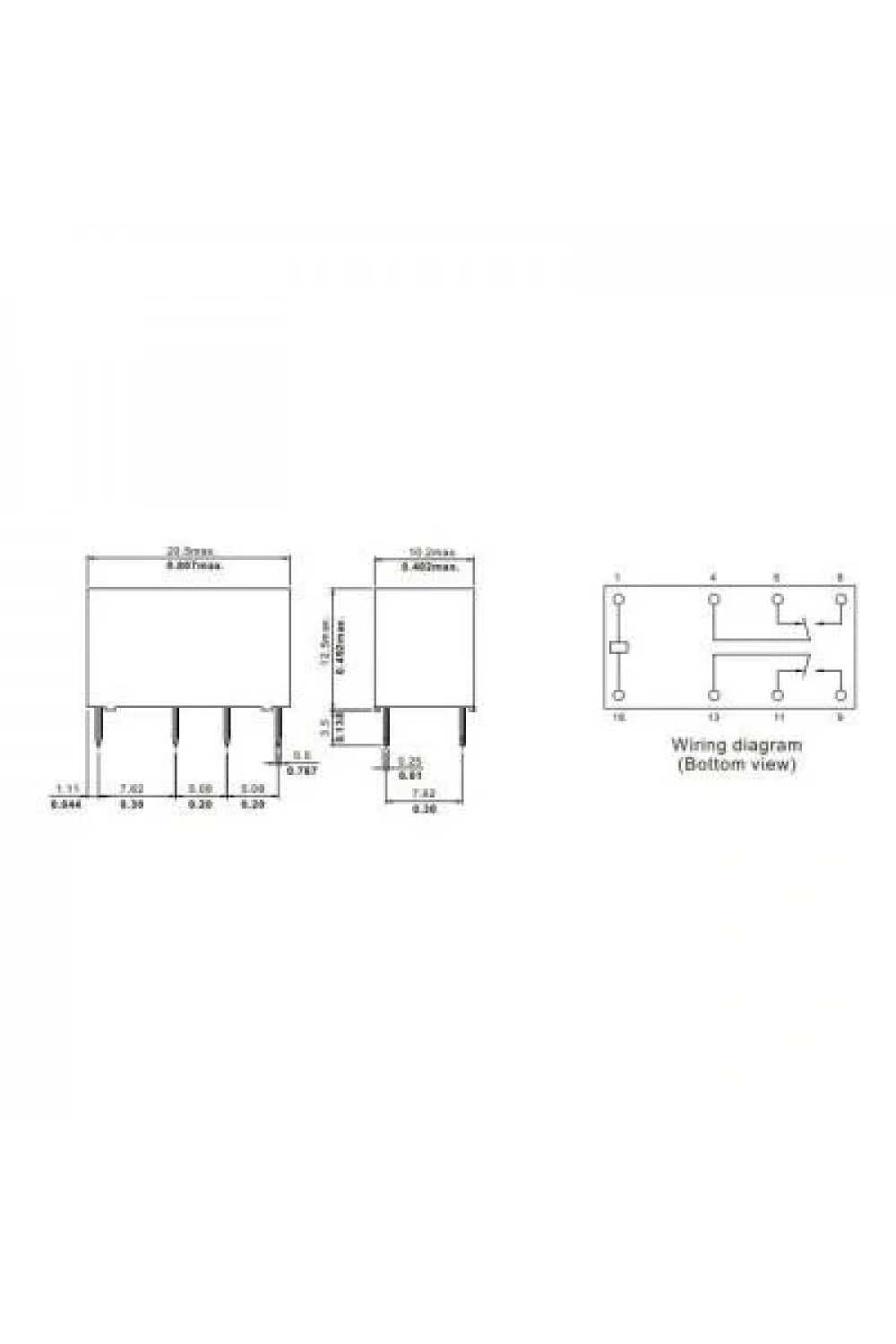 M4-24H 24V 1A Röle 8-Pin