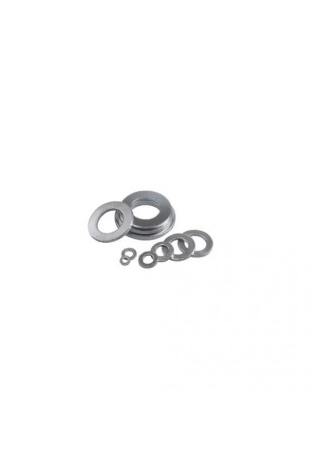 M5 DIN9021 Pul Beyaz Inox A2