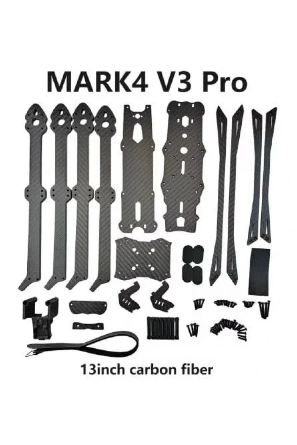 Mark4 v3 Pro 13 Karbon Fiber Drone Gövdesi