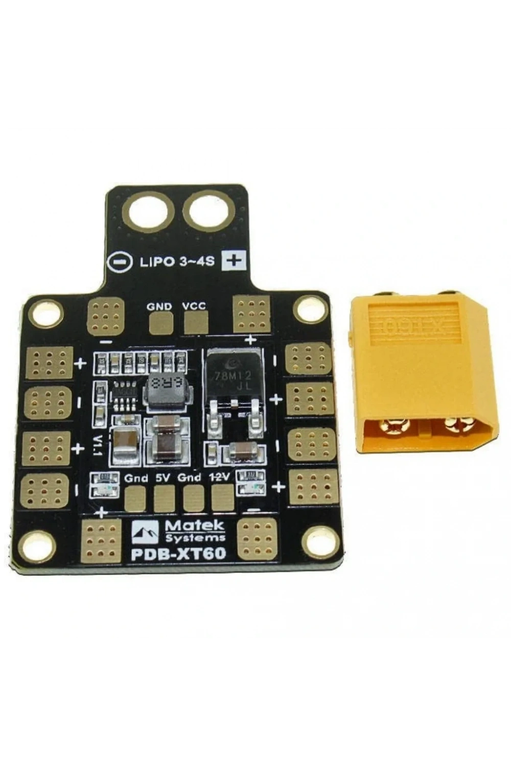 Matek PDB-XT60 w/BEC 5V 12V ESC Güç Dağıtım Kartı