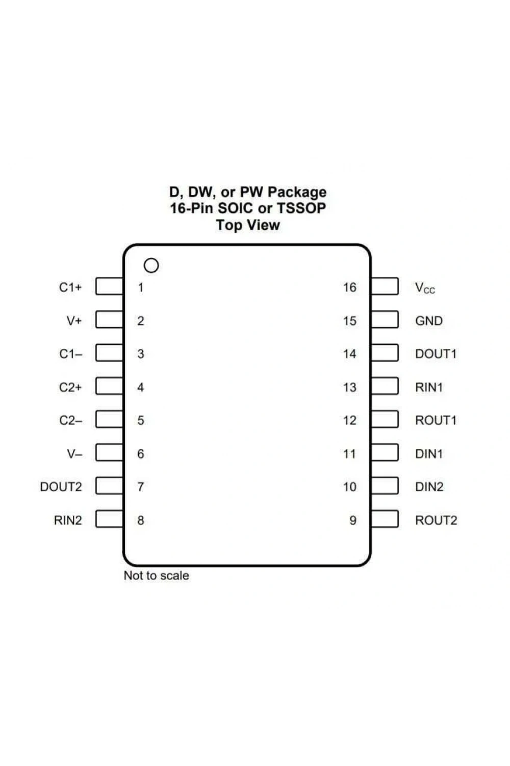 MAX202 SMD SO16 Entegre