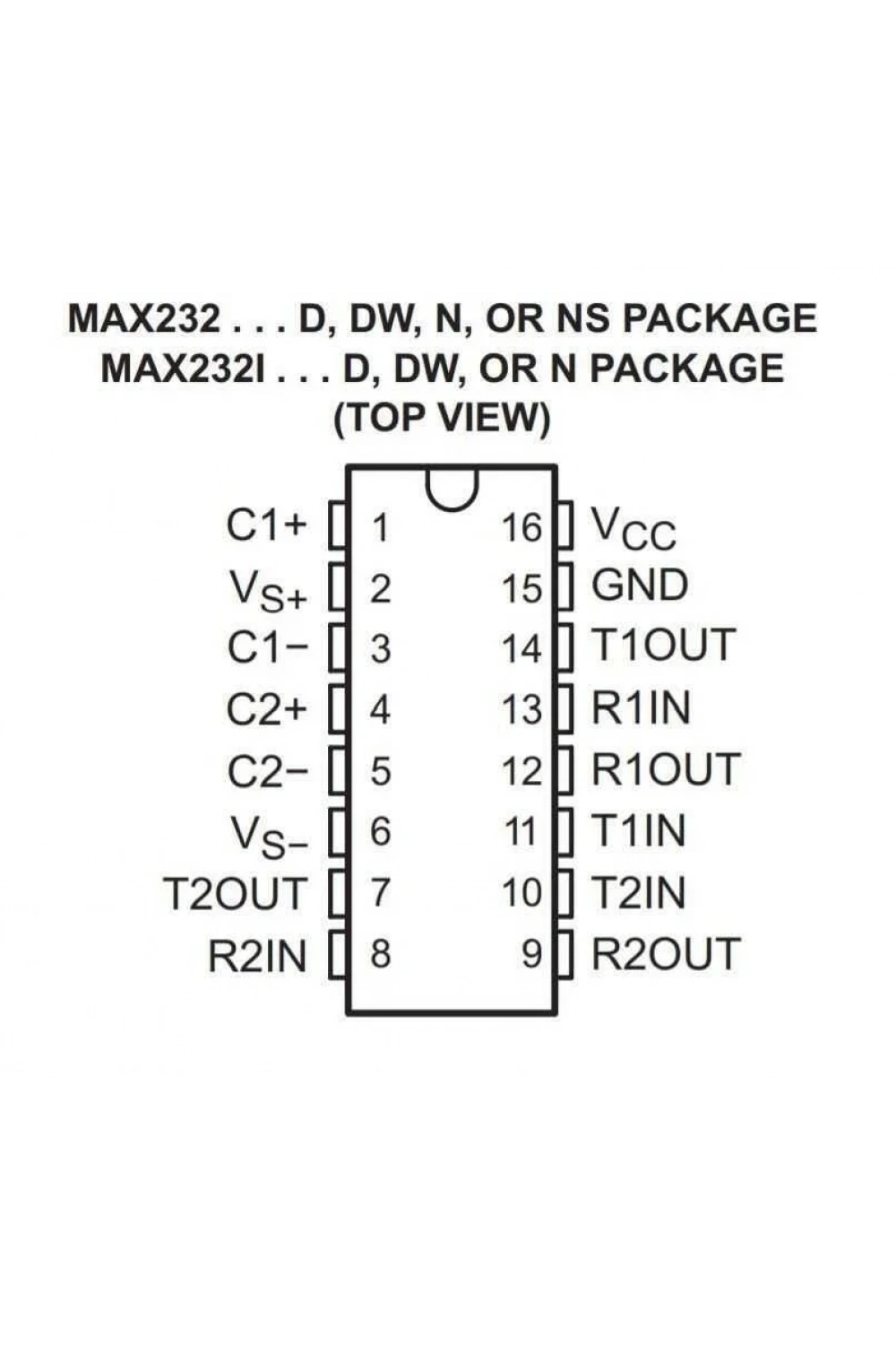MAX232 SMD SO16 Entegre