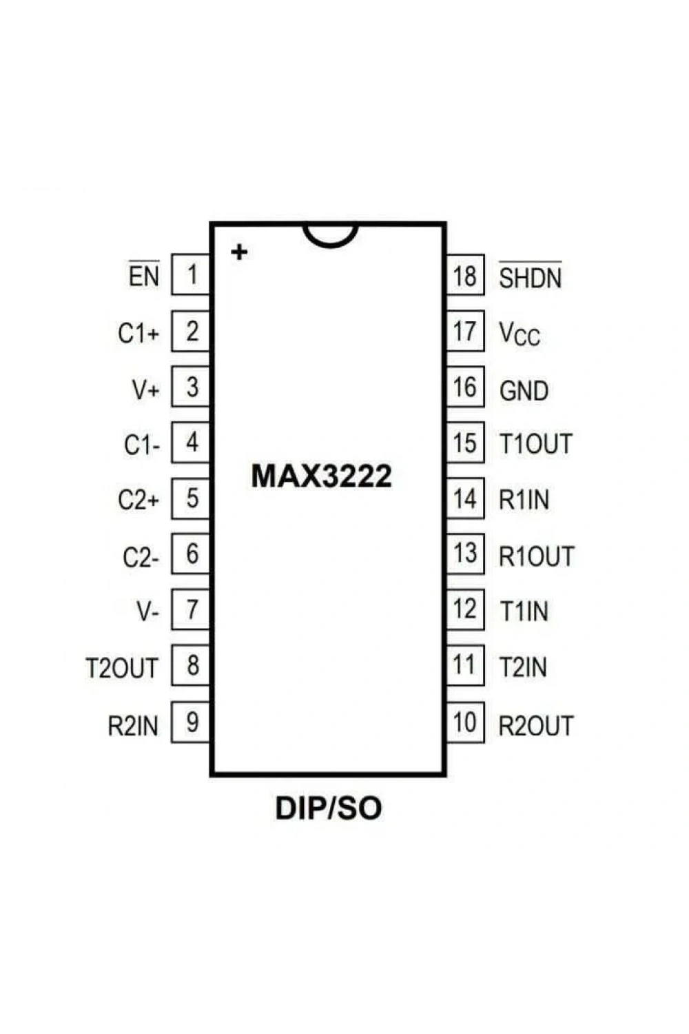 MAX3232 SMD SO16 Entegre