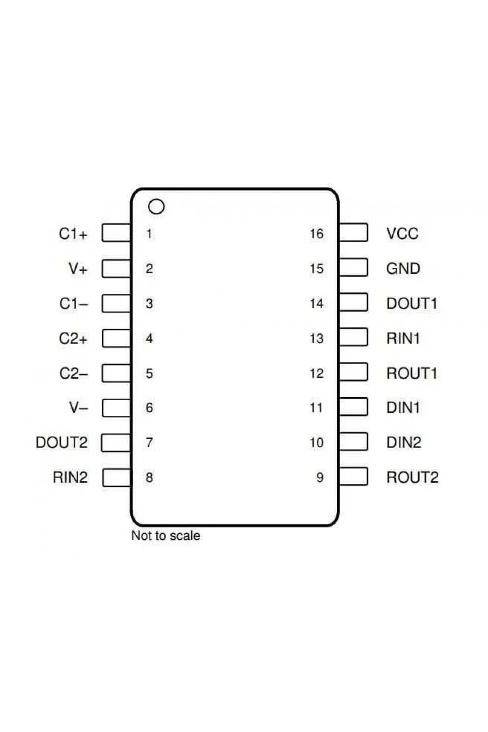 MAX3232IDWR SOIC-16 SMD Entegre