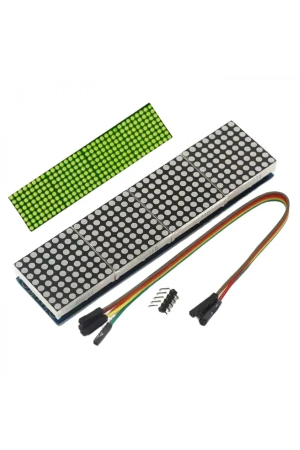 Max7219 4-in-1 Dot Matrix Modülü - Yeşil