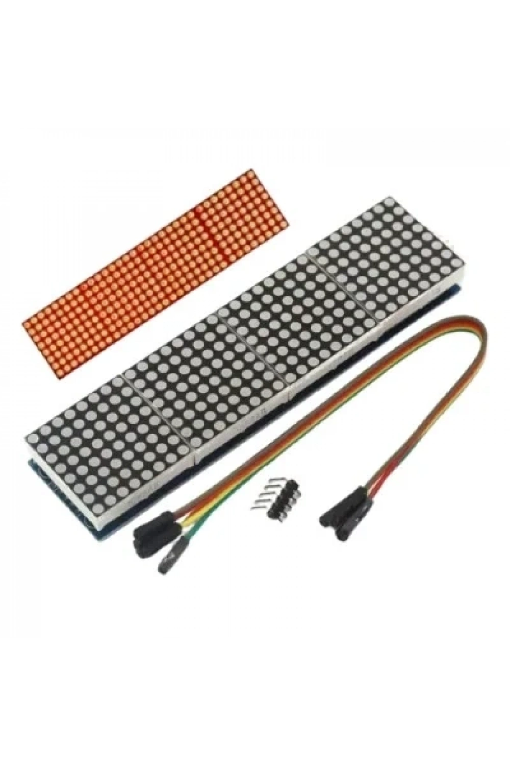 Max7219 4’lü 8x8 Nokta Matrix Modülü Kırmızı