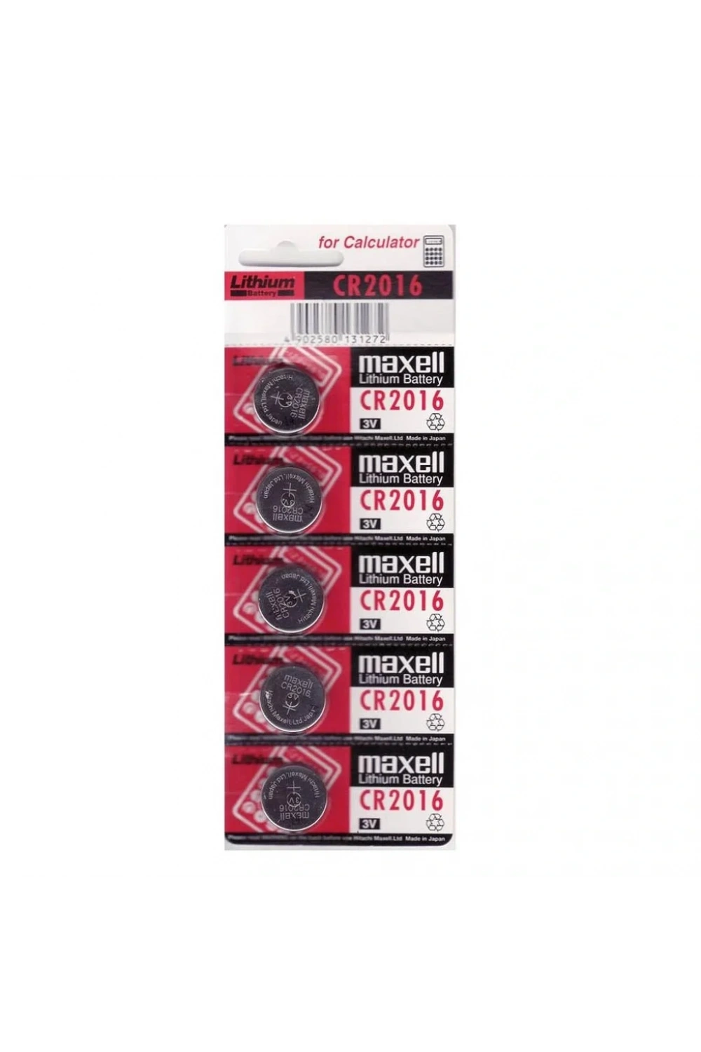 Maxell CR2016 3V Lityum Pil 5li Paket