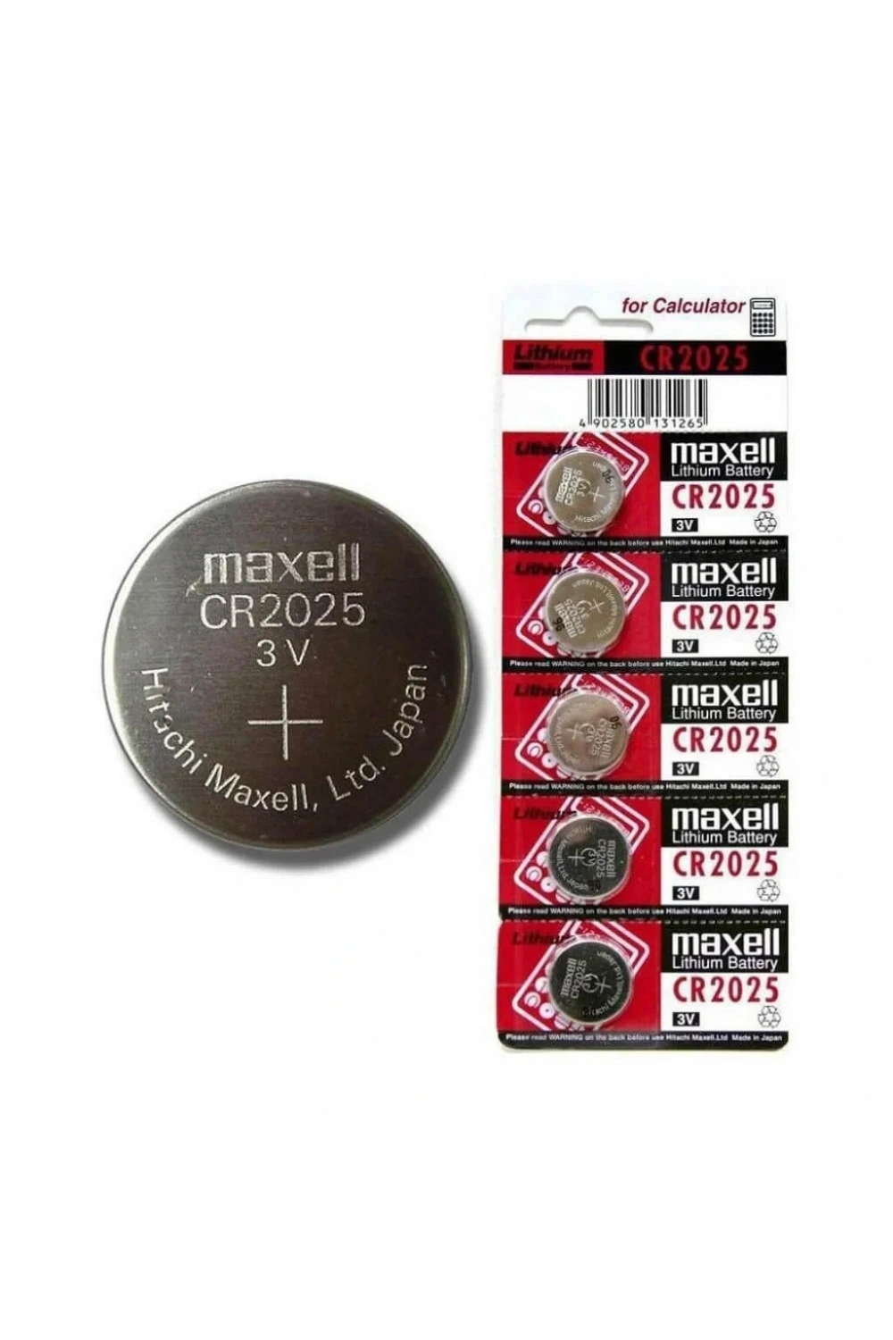Maxell CR2025 3V Lityum Pil 5li Paket