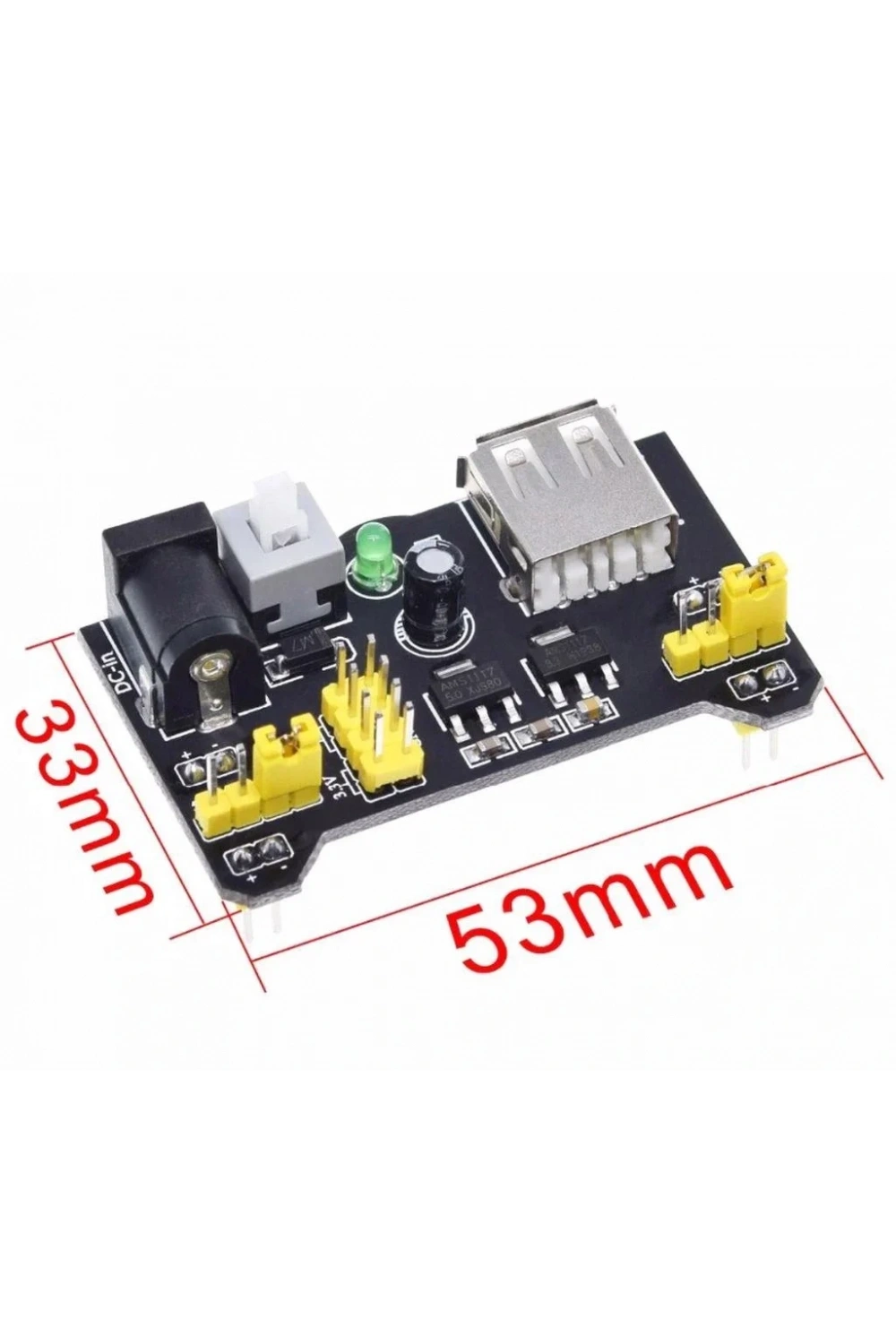 MB102 Breadboard Güç Kaynağı Modülü 3.3V 5V