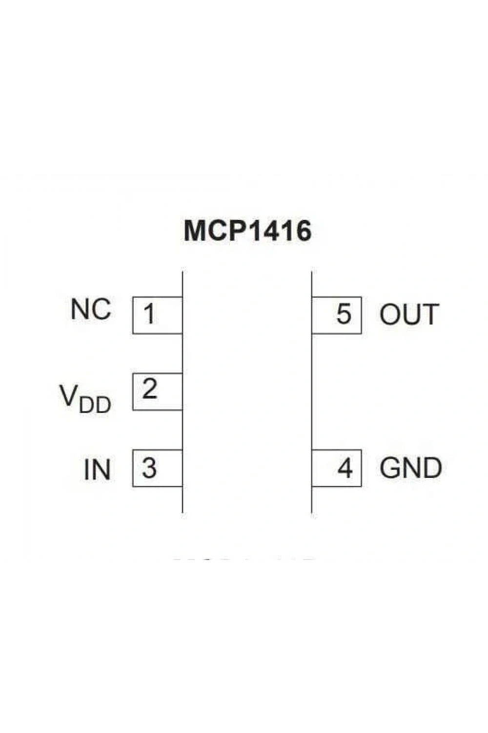 MCP1416T-E/OT SOT-23-5 SMD Güç Entegresi