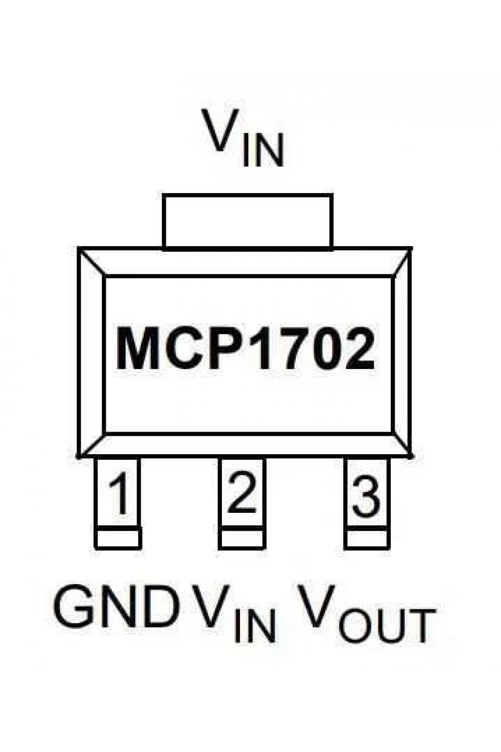 MCP1702T-3302E/MB SOT-89-3 Pasif Akım LDO Regülatör
