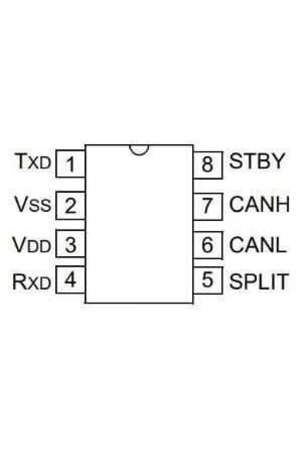 MCP2561-E/SN SOIC-8 Yüksek Hızlı CAN Transceiver Entegresi