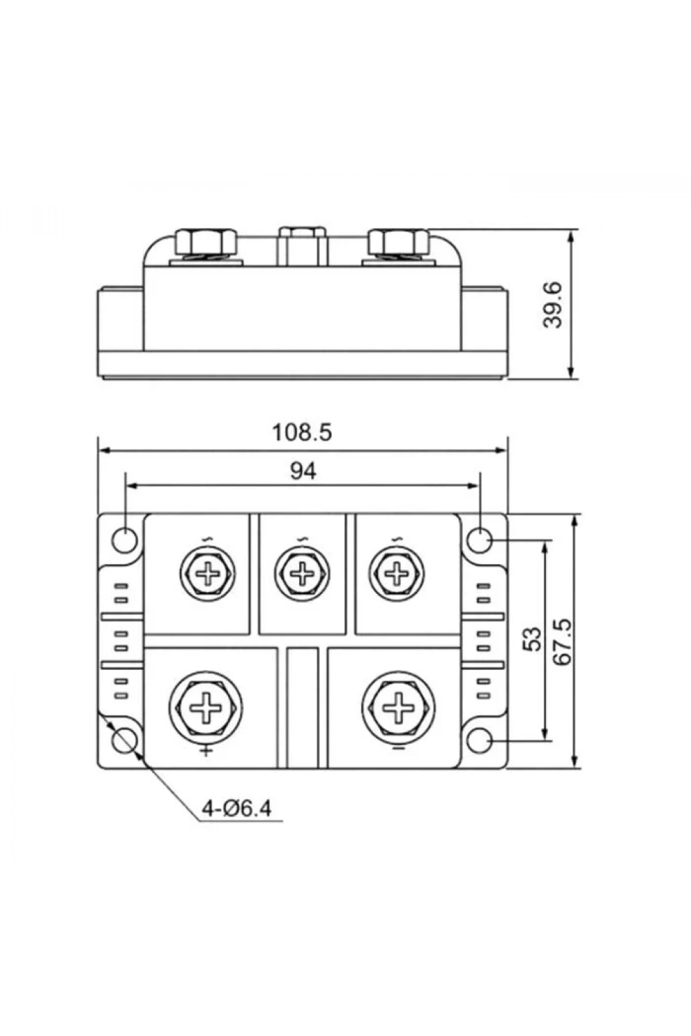 MDQ300-16 300A 1600V Tek Faz Köprü Diyot