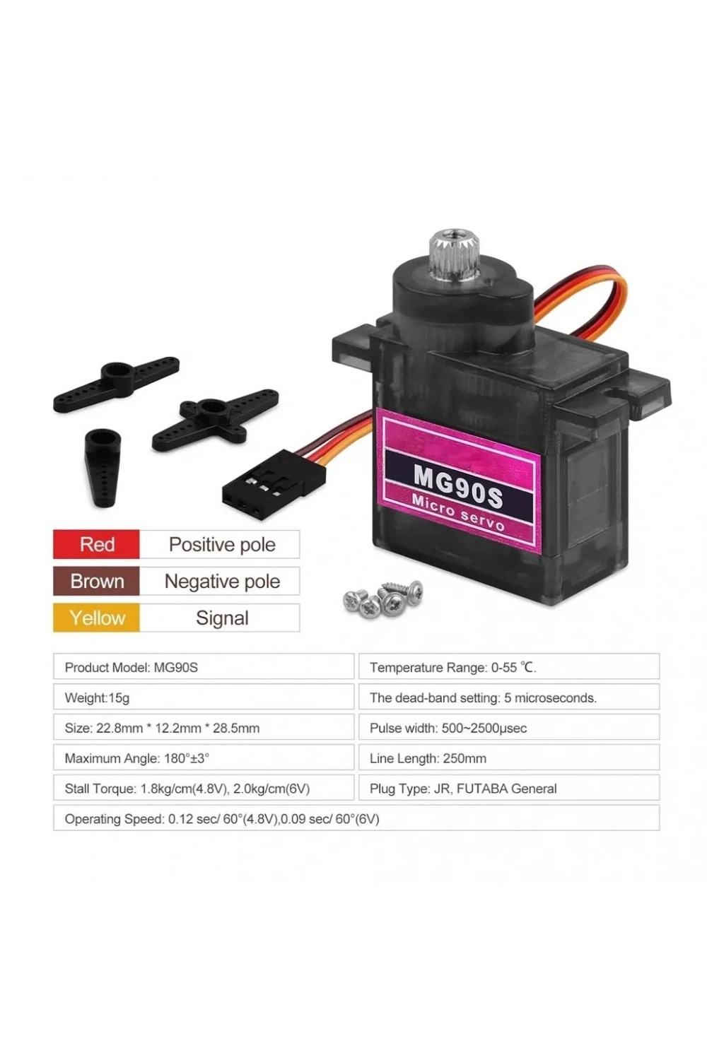 MG90S Tower Pro Micro Servo Motor 180°